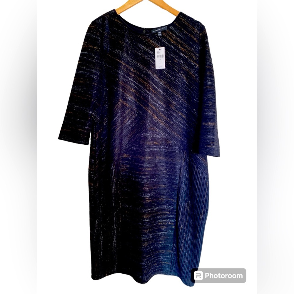Body con midi dress black gold